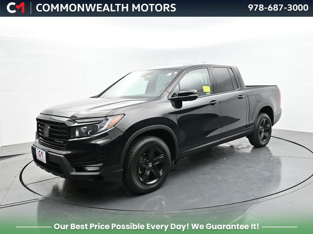 Crystal Black Pearl 2022 Honda Ridgeline Pickup Truck All-Wheel Drive 9-Speed Automatic