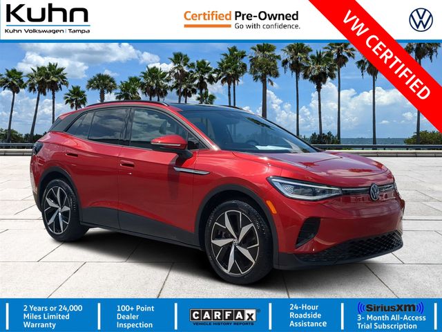 Aurora Red Metallic 2023 Volkswagen ID.4 Pro S RWD SUV / Crossover Rear-Wheel Drive Automatic