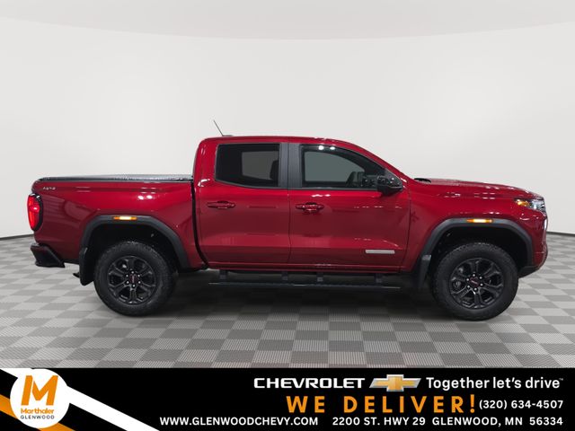 Volcanic Red Tintcoat 2025 GMC Canyon Elevation Crew Cab 4WD Pickup Truck Four-Wheel Drive 8-Speed Automatic