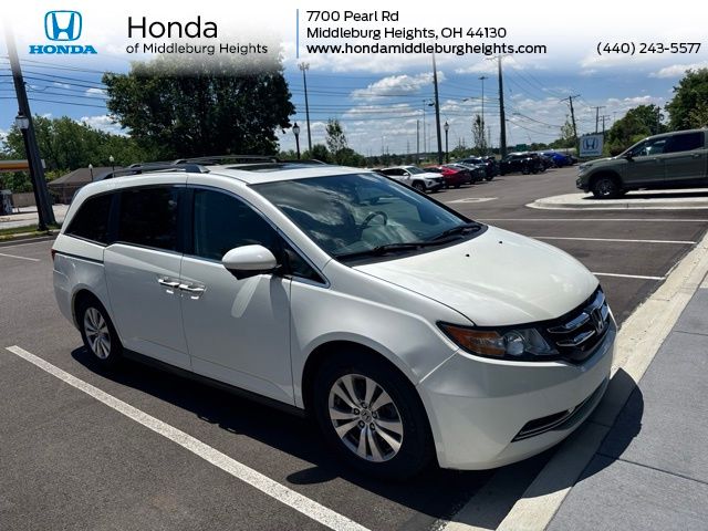 White Diamond Pearl 2016 Honda Odyssey EX-L FWD Minivan Front-Wheel Drive 6-Speed Automatic