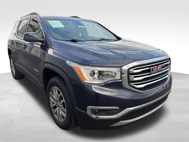 Blue Steel Metallic 2019 GMC Acadia SLE-2 FWD SUV / Crossover Front-Wheel Drive 6-Speed Automatic