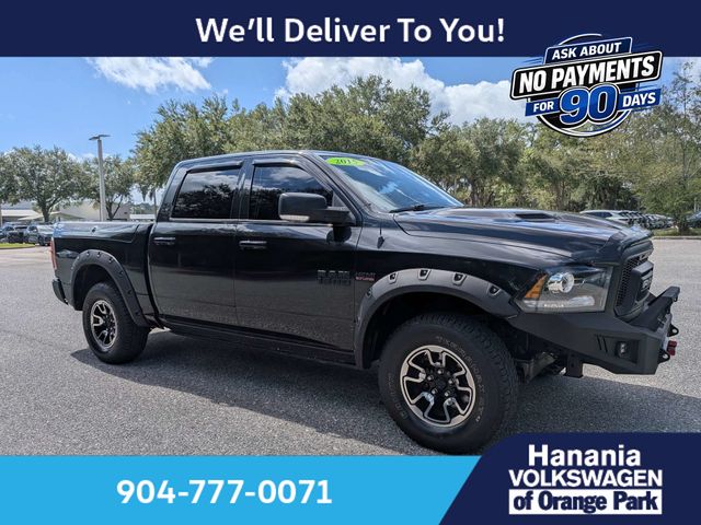Brilliant Black Crystal Pearlcoat 2015 RAM 1500 Pickup Truck Four-Wheel Drive 8-Speed Automatic