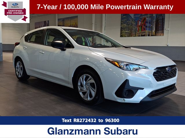 Crystal White Pearl 2024 Subaru Impreza Wagon All-Wheel Drive Continuously Variable Transmission