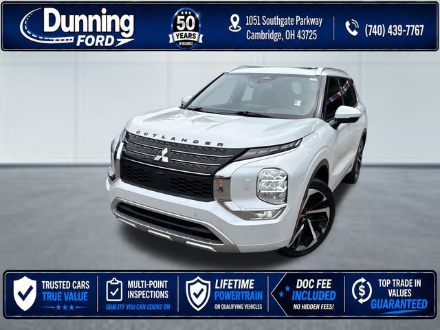 White Diamond 2022 Mitsubishi Outlander SUV / Crossover All-Wheel Drive Continuously Variable Transmission