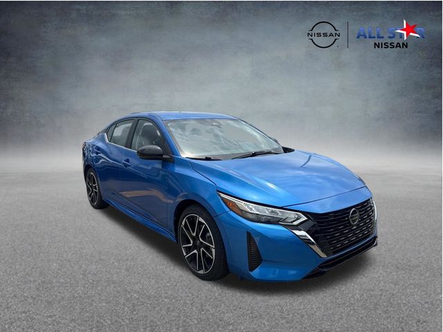 Electric Blue Metallic 2025 Nissan Sentra Sedan Front-Wheel Drive Continuously Variable Transmission