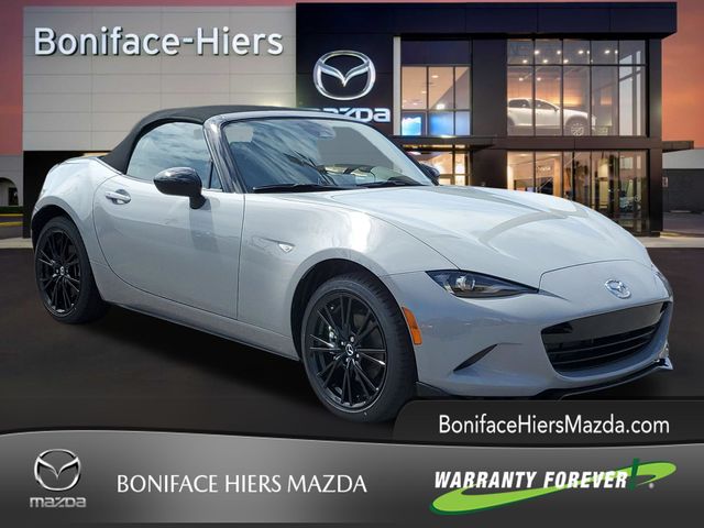 Gray 2026 Mazda MX-5 Miata Club RWD Convertible Rear-Wheel Drive 6-Speed Manual