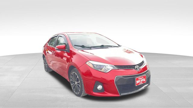 Red 2016 Toyota Corolla S Plus Sedan Front-Wheel Drive Continuously Variable Transmission