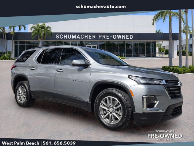 Sterling Gray Metallic 2023 Chevrolet Traverse LT Cloth FWD SUV / Crossover Front-Wheel Drive 9-Speed Automatic