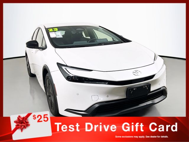 Pearl 2023 Toyota Prius LE FWD Hatchback Front-Wheel Drive Continuously Variable Transmission