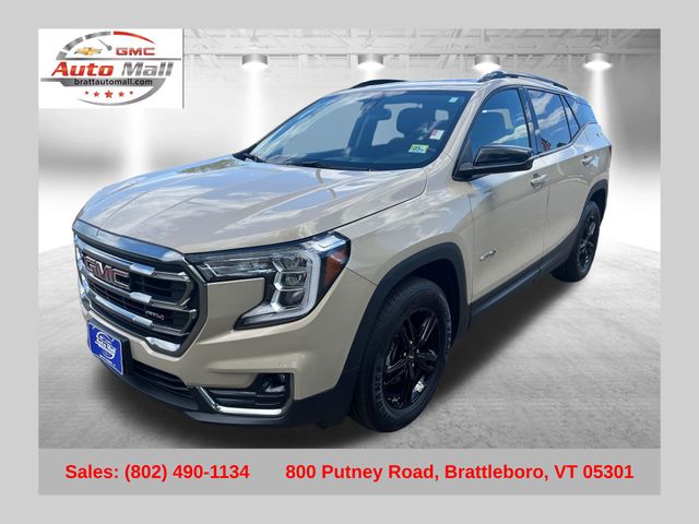 Desert Sand Metallic 2022 GMC Terrain SUV / Crossover All-Wheel Drive 9-Speed Automatic