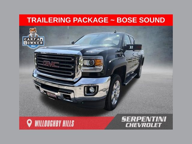 Onyx Black 2017 GMC Sierra 2500HD Pickup Truck Four-Wheel Drive 6-Speed Automatic Overdrive