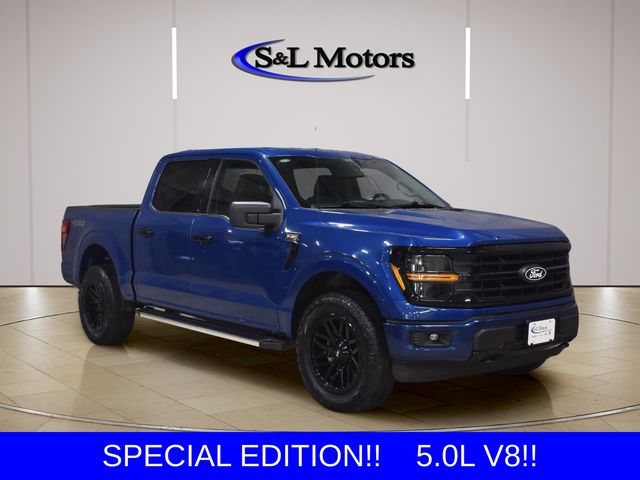 Atlas Blue Metallic 2025 Ford F-150 Pickup Truck Four-Wheel Drive Automatic