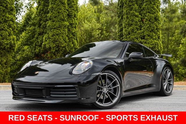 Black 2020 Porsche 911 Carrera 4 Coupe AWD Coupe All-Wheel Drive 8-Speed Automatic