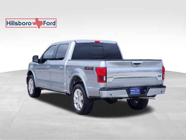 2020 Iconic Silver Metallic Ford F-150 Platinum 4X4 Truck