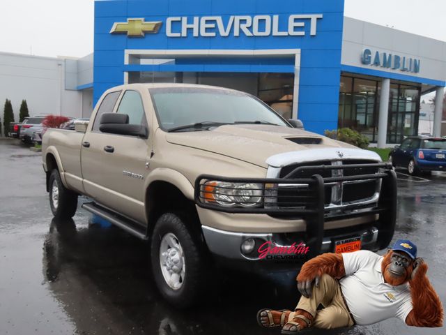 Light Almond Pearl Metallic 2004 Dodge RAM 2500 Pickup Truck Four-Wheel Drive 4-Speed Automatic