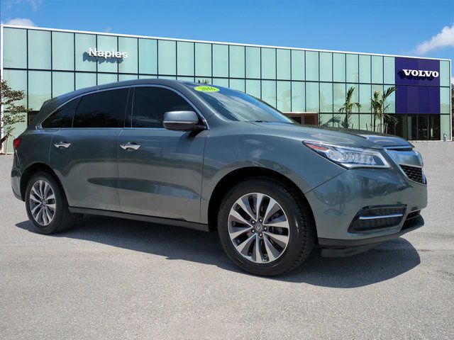 Forest Mist Metallic 2016 Acura MDX SUV / Crossover All-Wheel Drive 9-Speed Automatic