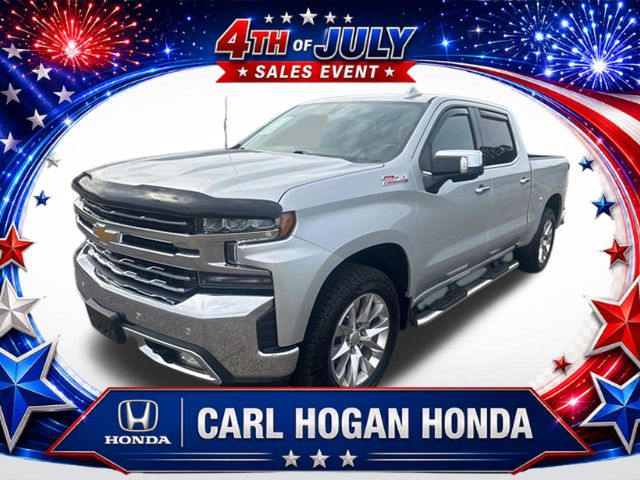 Silver Ice Metallic 2021 Chevrolet Silverado 1500 Pickup Truck Four-Wheel Drive 8-Speed Automatic