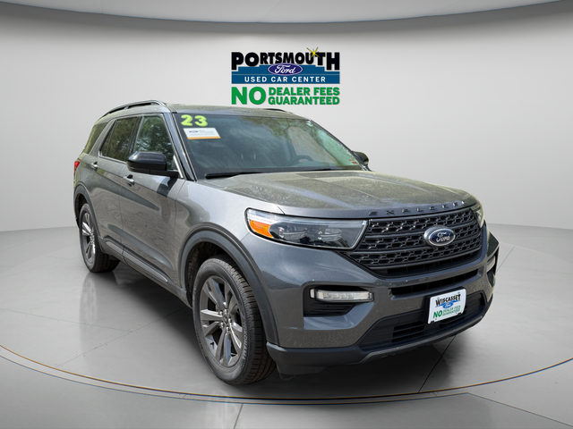Gray Metallic 2023 Ford Explorer SUV / Crossover All-Wheel Drive Automatic