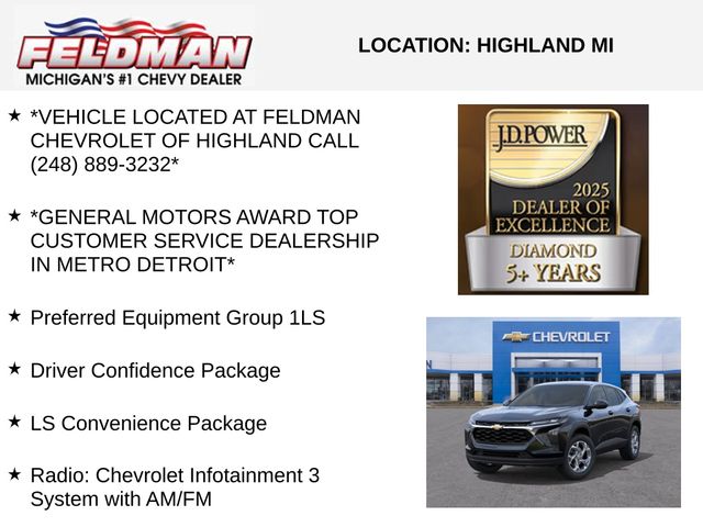 New 2026 Chevrolet Trax LS For Sale in Livonia, MI