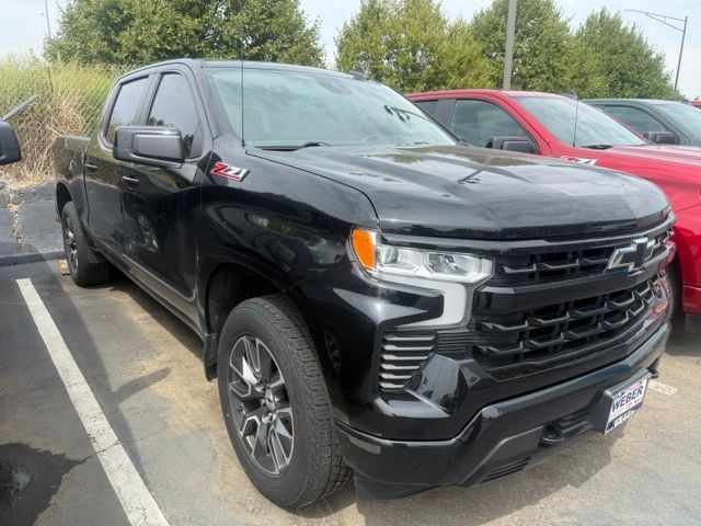 Black 2022 Chevrolet Silverado 1500 Pickup Truck Four-Wheel Drive Automatic