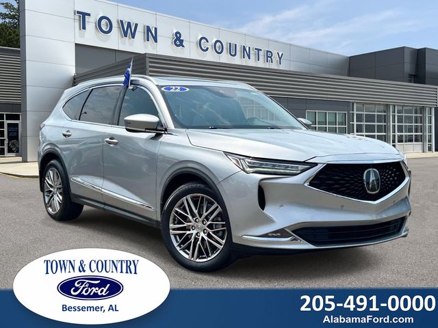 Lunar Silver Metallic 2022 Acura MDX SUV / Crossover All-Wheel Drive Automatic