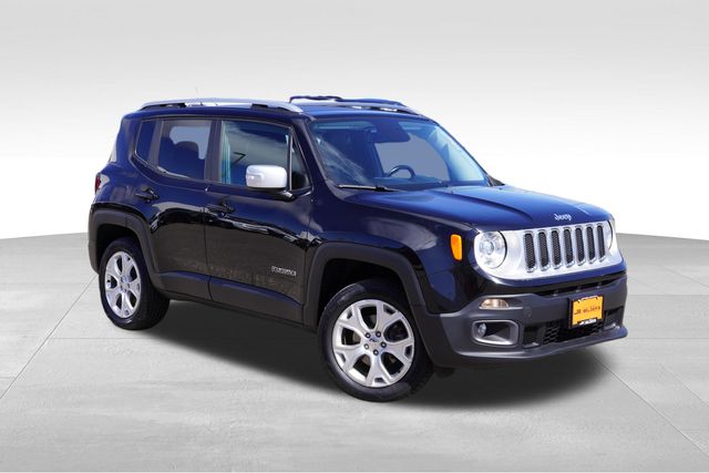 Black 2017 Jeep Renegade Limited 4WD SUV / Crossover Four-Wheel Drive 9-Speed Automatic