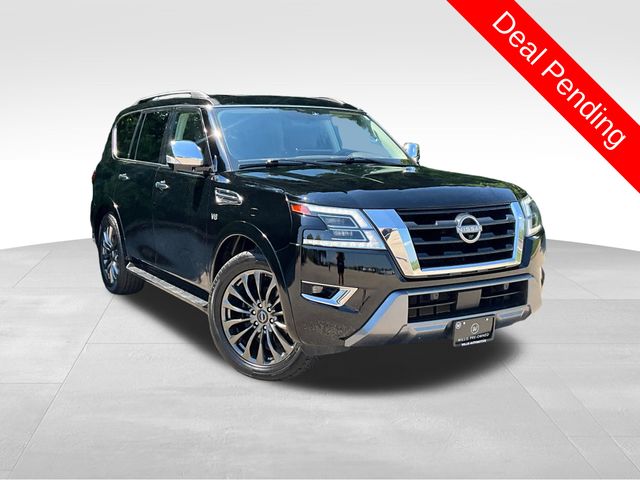 Super Black 2021 Nissan Armada SUV / Crossover Four-Wheel Drive 7-Speed Automatic
