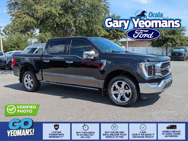 Agate Black Metallic 2021 Ford F-150 Pickup Truck Four-Wheel Drive Automatic