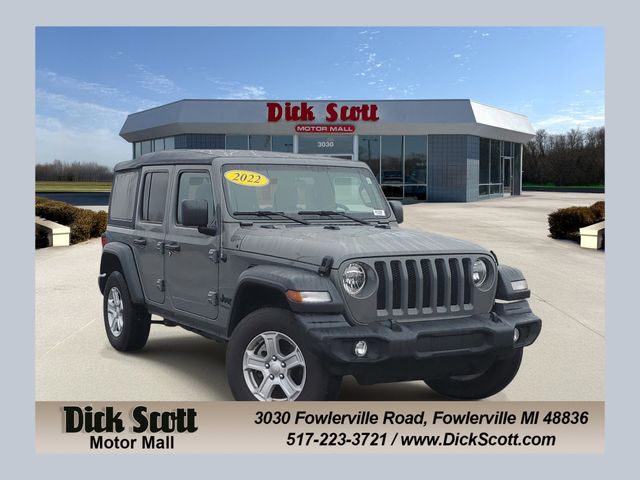 Sting-Gray Clearcoat 2022 Jeep Wrangler SUV / Crossover Four-Wheel Drive 8-Speed Automatic