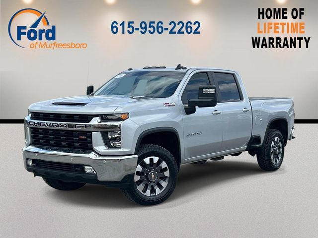 Silver Ice Metallic 2021 Chevrolet Silverado 2500HD LT Crew Cab 4WD Pickup Truck Four-Wheel Drive Automatic
