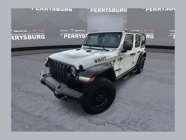 Bright White Clearcoat 2024 Jeep Wrangler Willys 4-Door 4WD SUV / Crossover Four-Wheel Drive 8-Speed Automatic