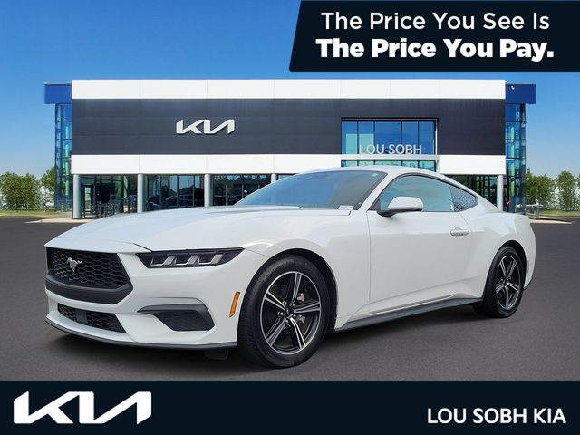 Oxford White 2025 Ford Mustang Coupe Rear-Wheel Drive Automatic