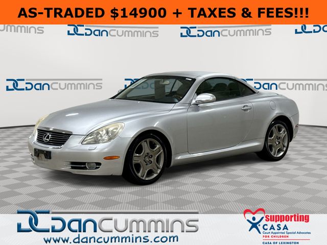 Mercury Metallic 2007 Lexus SC Convertible Rear-Wheel Drive 6-Speed Automatic