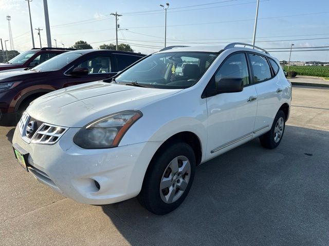 Pearl White 2015 Nissan Rogue Select S SUV / Crossover Front-Wheel Drive Continuously Variable Transmission