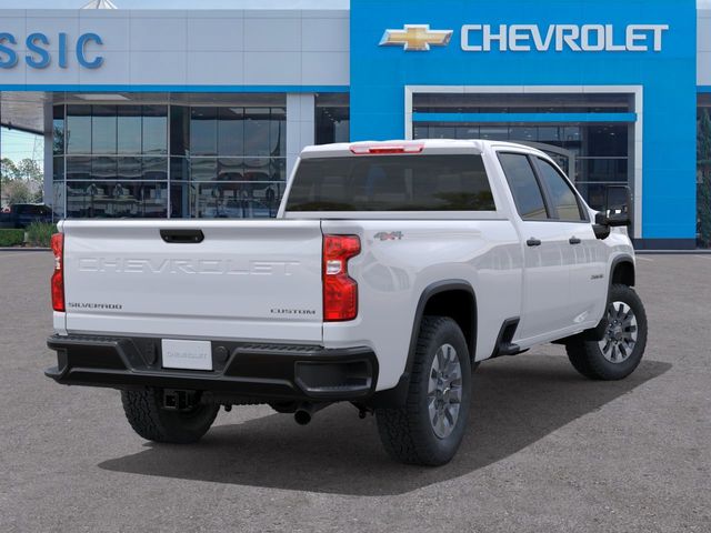 2026 Chevrolet Silverado 2500HD Custom White at Classic Elite Chevrolet Hwy 6