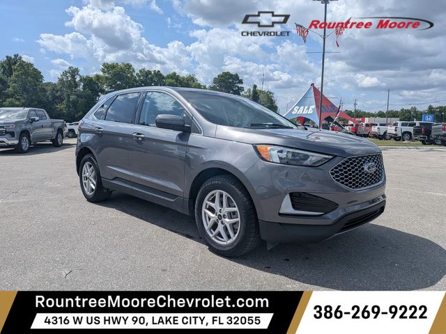 Gray Metallic 2024 Ford Edge SEL AWD SUV / Crossover All-Wheel Drive 8-Speed Automatic