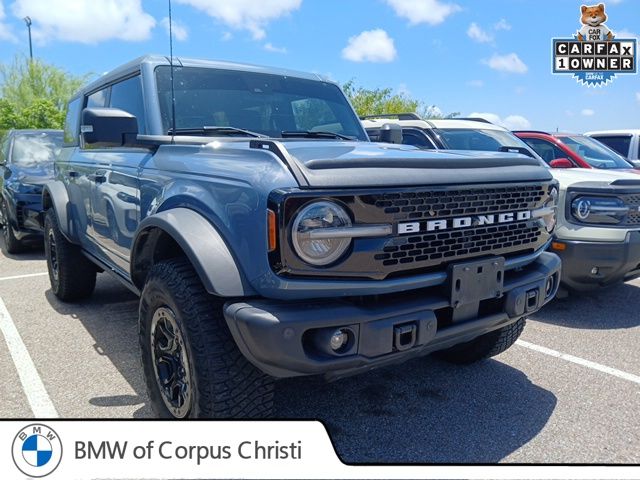 Blue (Azure Gray Metallic Tri-Coat) 2023 Ford Bronco Wildtrak Advanced 4-Door 4WD SUV / Crossover Four-Wheel Drive Automatic