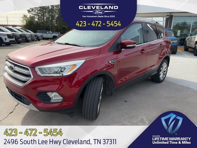 Ruby Red Metallic 2017 Ford Escape Titanium FWD SUV / Crossover Front-Wheel Drive 6-Speed Automatic