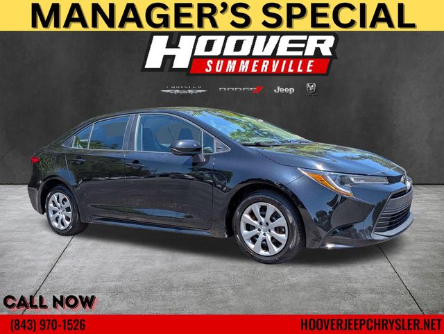 Midnight Black Metallic 2024 Toyota Corolla Sedan Front-Wheel Drive Continuously Variable Transmission