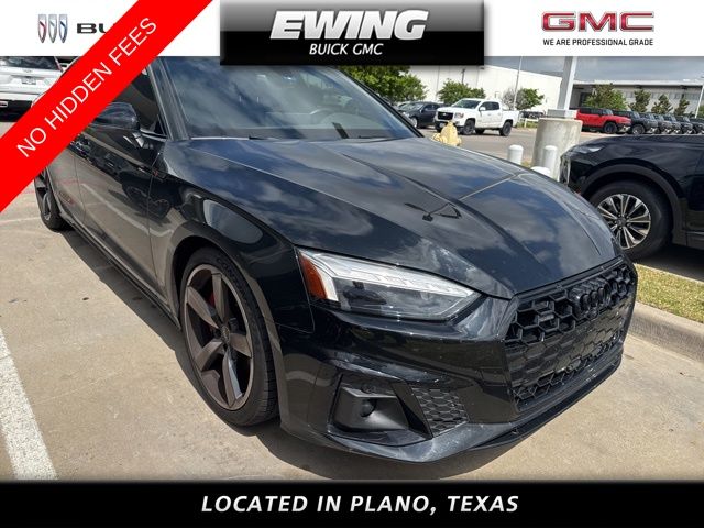 Black Metallic 2023 Audi A5 Sportback quattro Premium Plus S Line 45 TFSI AWD Sedan All-Wheel Drive 7-Speed Automatic