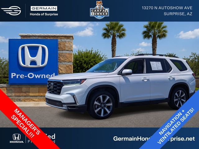 Platinum White Pearl 2025 Honda Pilot SUV / Crossover Front-Wheel Drive Automatic