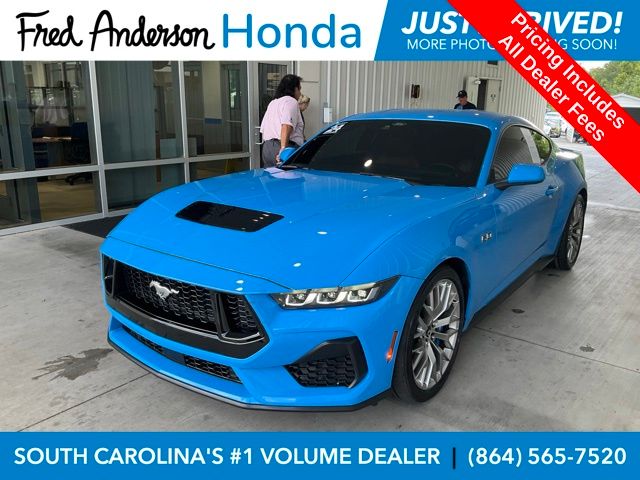 Grabber Blue Metallic 2024 Ford Mustang Coupe Rear-Wheel Drive Automatic