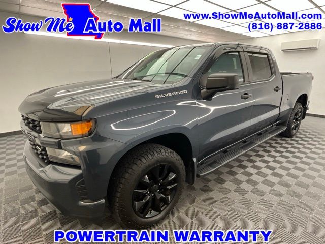 Gray 2019 Chevrolet Silverado 1500 Pickup Truck Four-Wheel Drive 6-Speed Automatic Overdrive