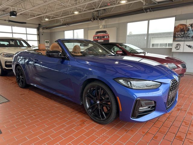 Portimao Blue Metallic 2023 BMW 4 Series 430i Convertible xDrive Convertible All-Wheel Drive 8-Speed Automatic