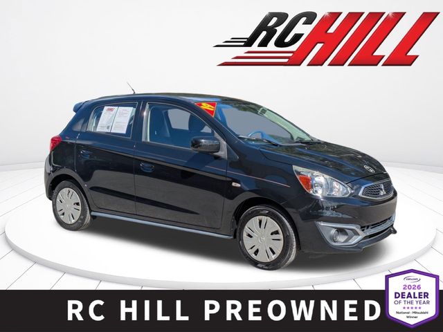 Mystic Black Metallic 2019 Mitsubishi Mirage Hatchback Front-Wheel Drive Continuously Variable Transmission