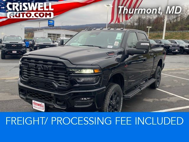 Diamond Black 2026 RAM 2500 Big Horn Crew Cab 4WD Pickup Truck Four-Wheel Drive 8-Speed Automatic