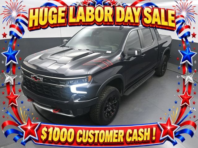 Dark Ash Metallic 2022 Chevrolet Silverado 1500 Pickup Truck Four-Wheel Drive Automatic