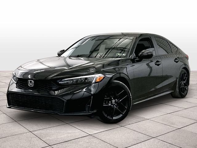Black 2026 Honda Civic Hybrid Sport Hatchback FWD Hatchback Front-Wheel Drive Continuously Variable Transmission