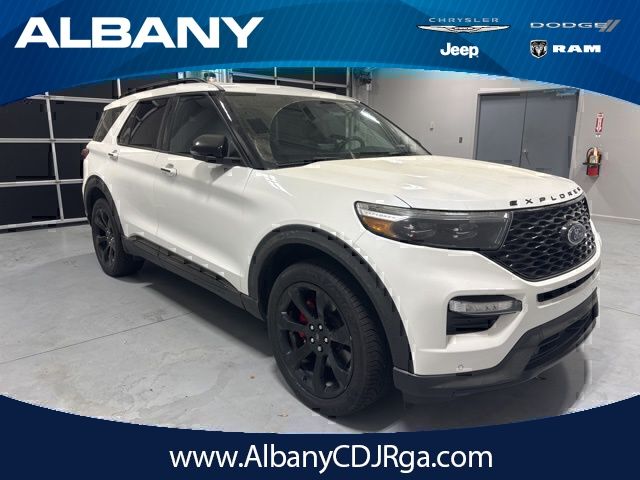 White Metallic 2024 Ford Explorer ST AWD SUV / Crossover All-Wheel Drive Automatic