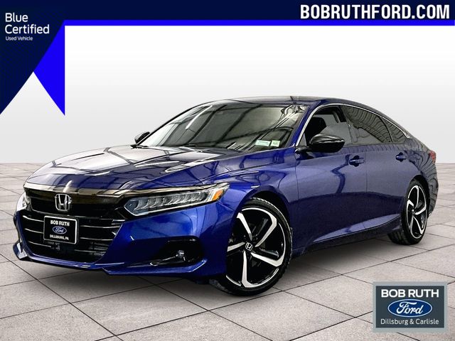 2021 Honda Accord Sport Special Edition Blue at Honda North